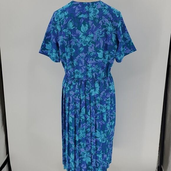 Orvis‎ vintage house dress, short sleeves blues.. Great little housedress. Y2K - Picture 6 of 7